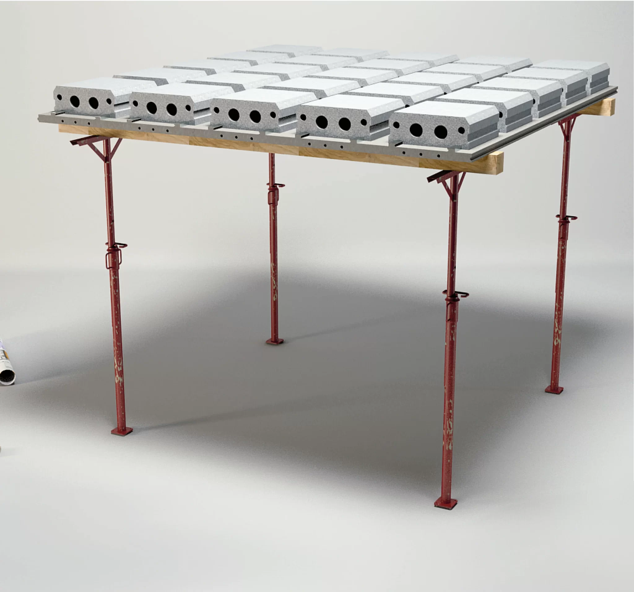 CUBE&reg; - Solaio Bidirezionale in EPS - SCF System